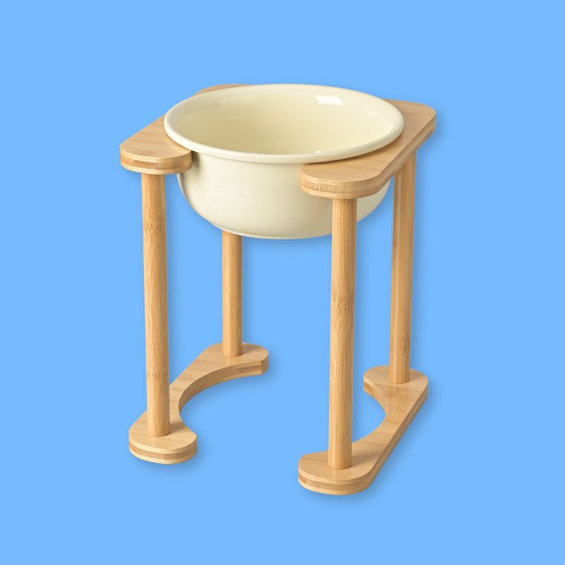 Romanesque Elevated Ceramic Pet Bowl