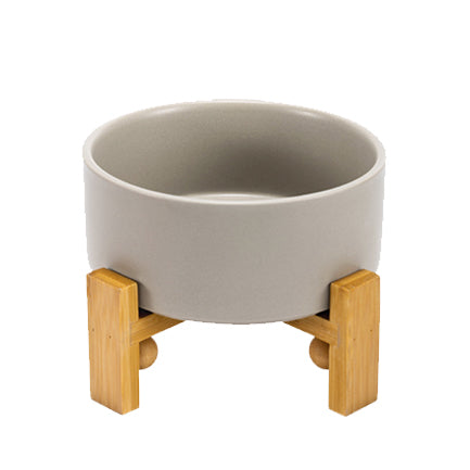 Spine Friendly Ceramic Tilted Dog Bowl Set – SpunkyJunky