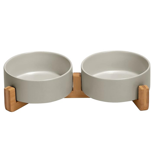 Non-Slip Ceramic Pet Bowl Set