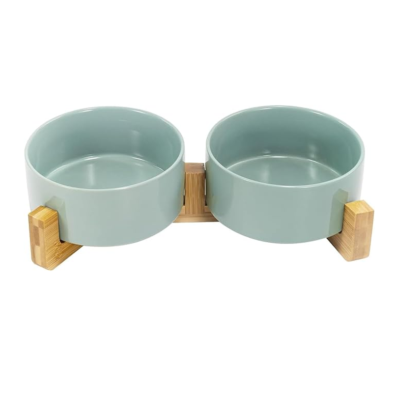 Non-Slip Ceramic Pet Bowl Set