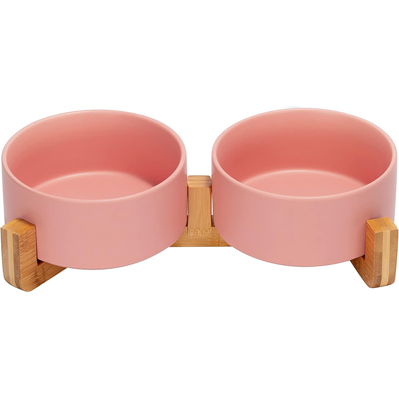 Non-Slip Ceramic Pet Bowl Set