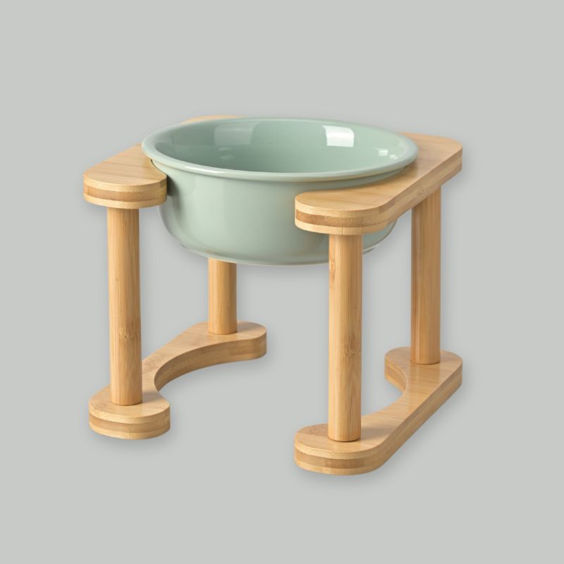 Romanesque Elevated Ceramic Pet Bowl