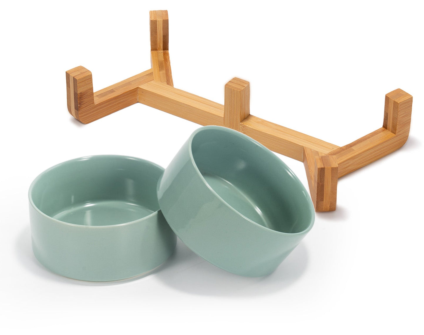 Non-Slip Ceramic Pet Bowl Set
