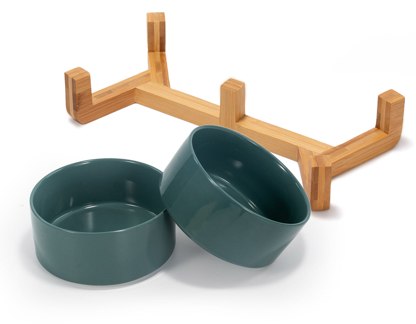 Non-Slip Ceramic Pet Bowl Set