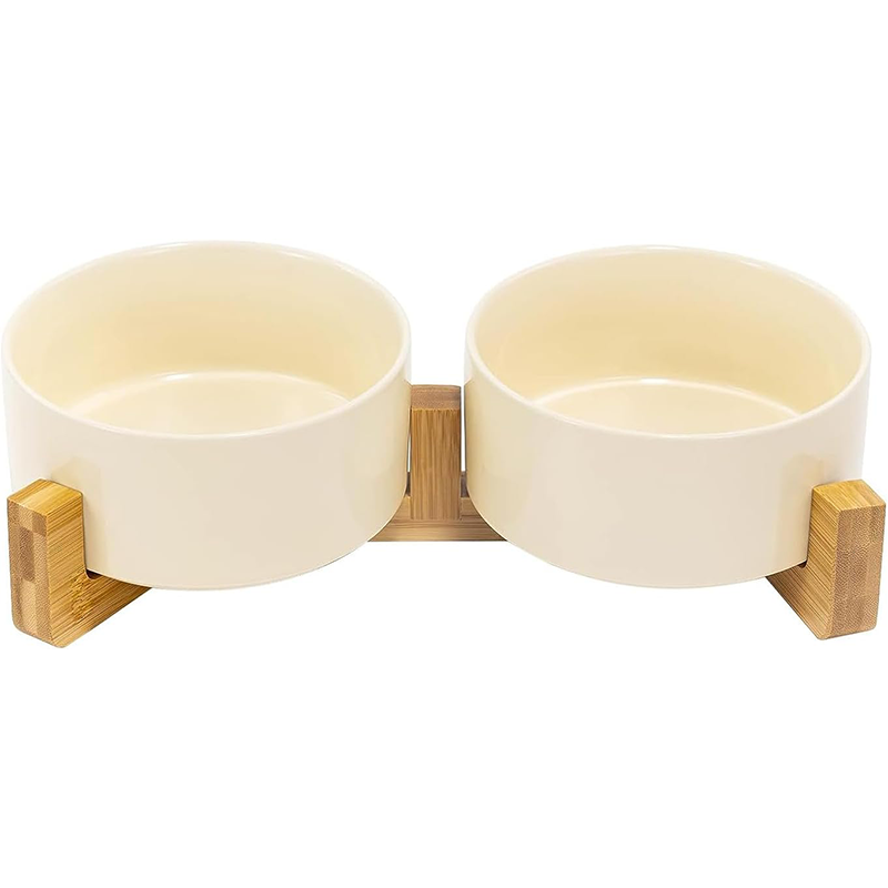 Non-Slip Ceramic Pet Bowl Set