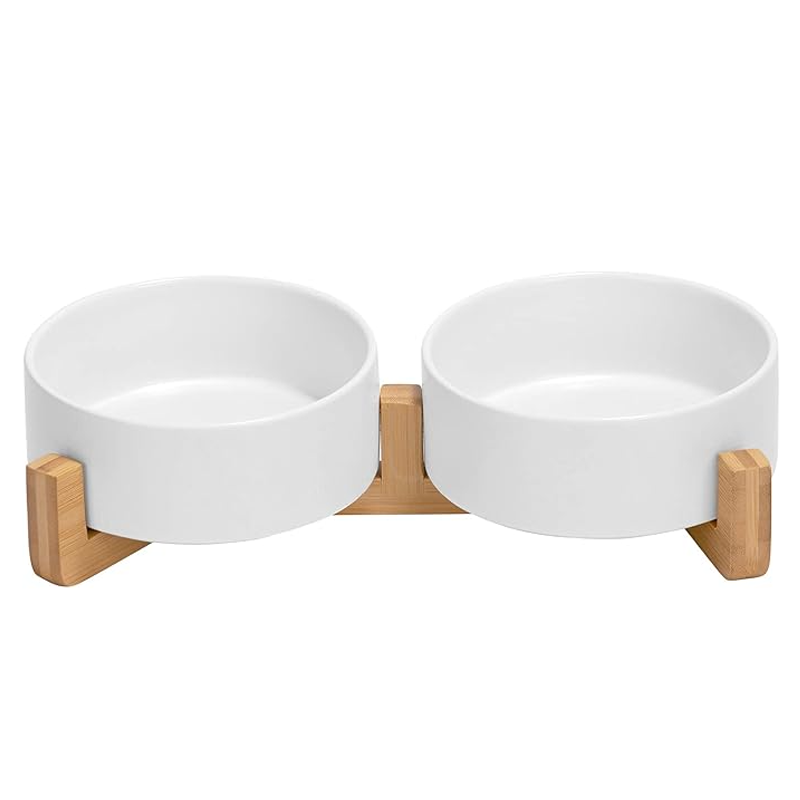 Non-Slip Ceramic Pet Bowl Set
