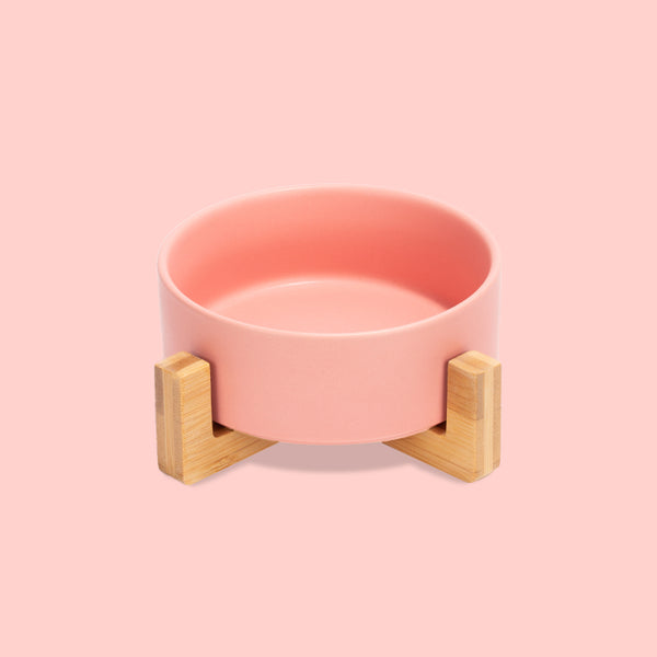 Small Cat Bowls Small Dog Bowls Teacup Pet Bowls Cute Pet Bowls Eat and  Drink Bowls Modern Pet Bowls Wood Feeding Station Dogs 